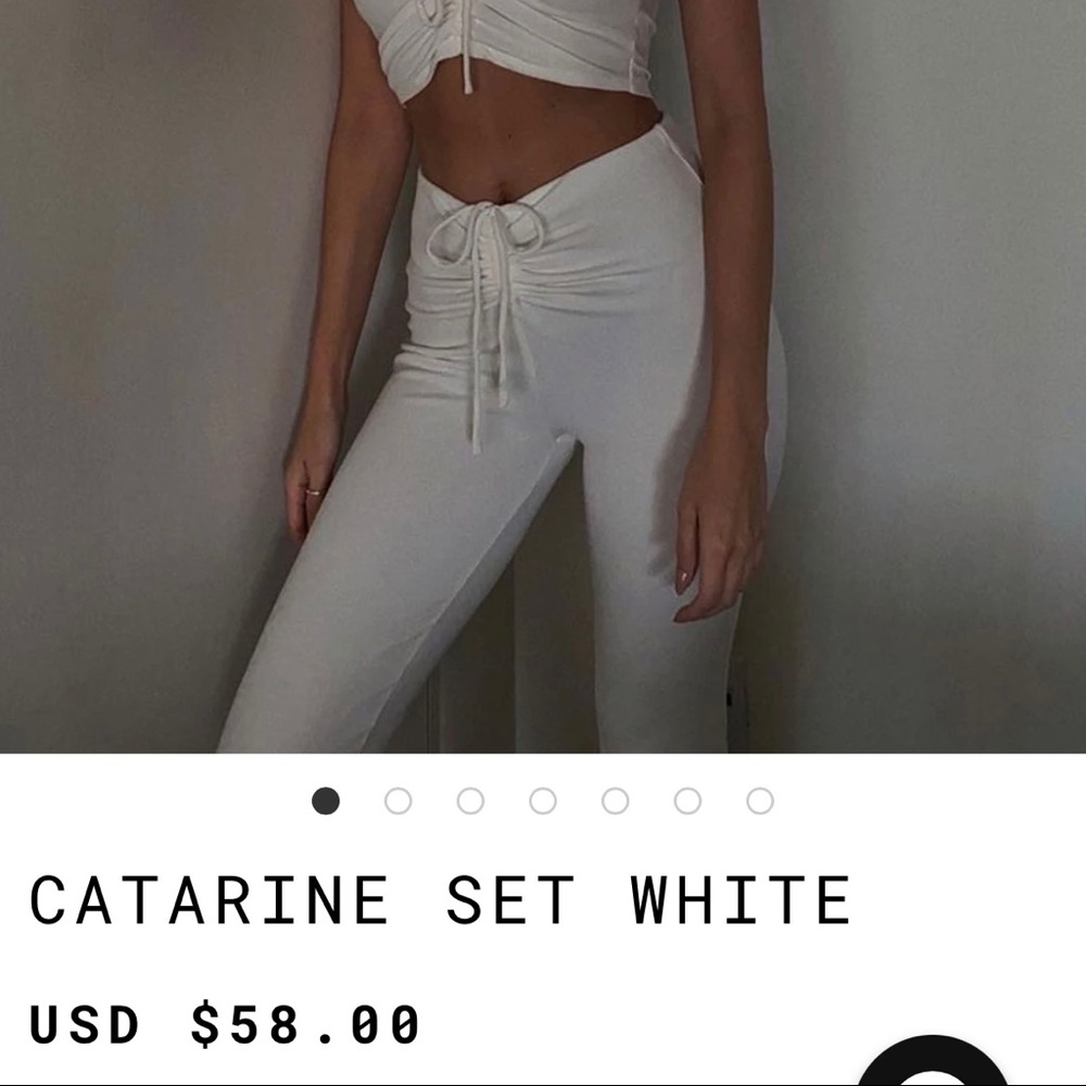 Princess Polly Catarine White pants